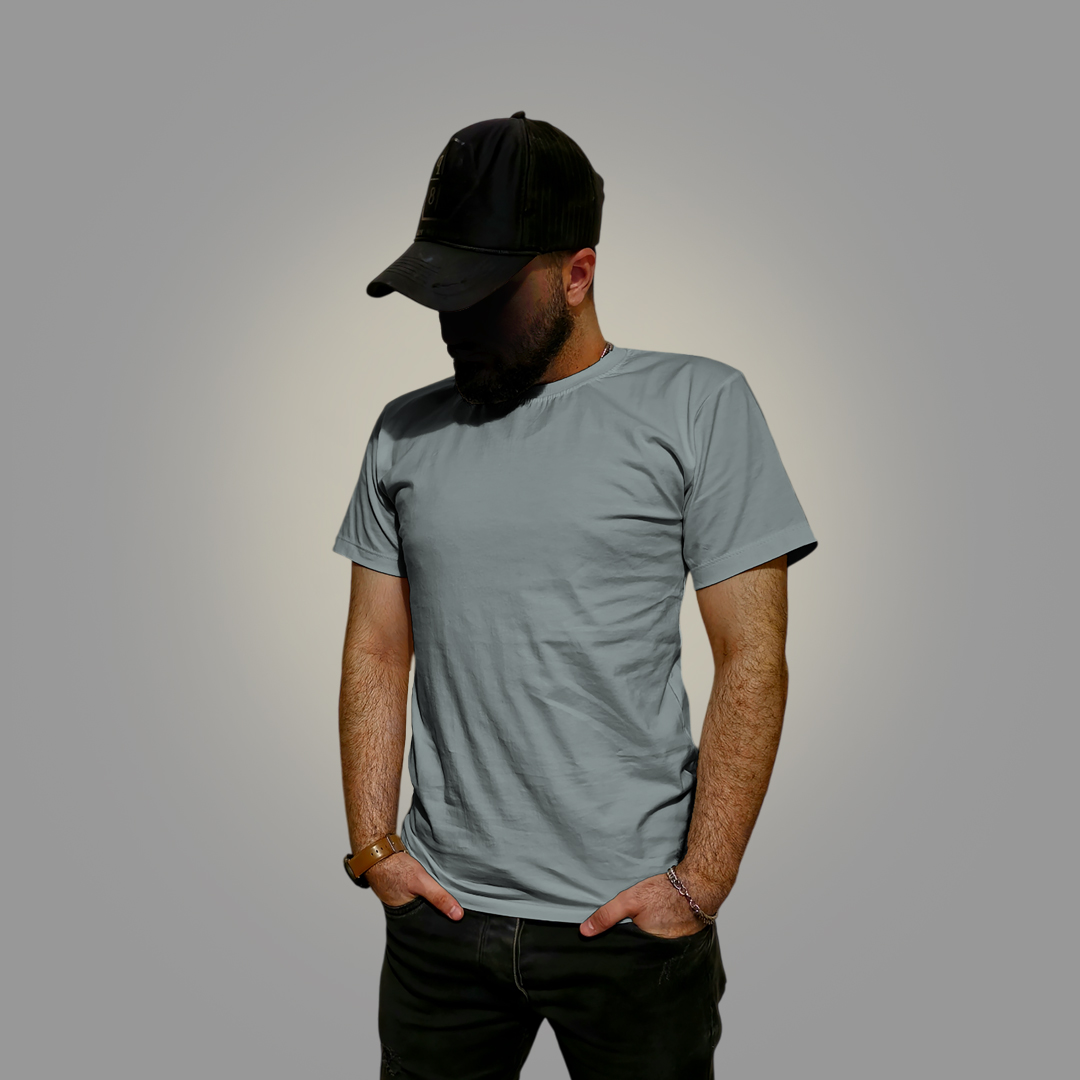 تیشرت رنگ طوسی