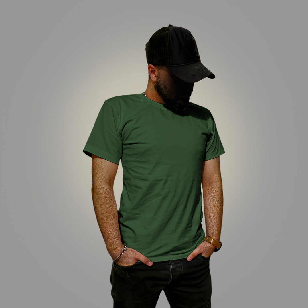 تیشرت رنگ سبز