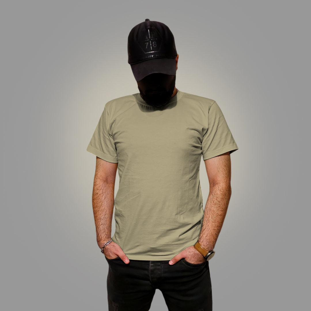 تیشرت رنگ شنی